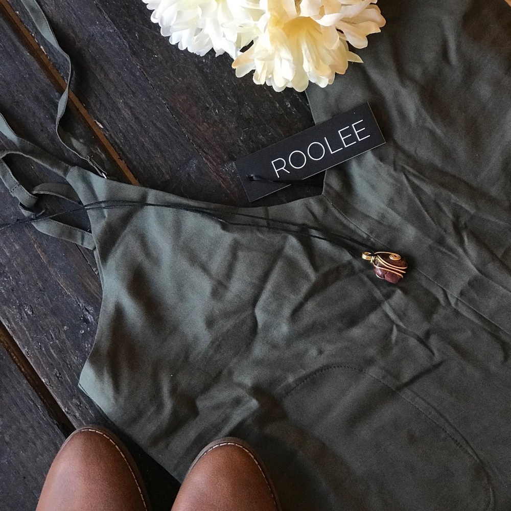 NWT olive jumpsuit